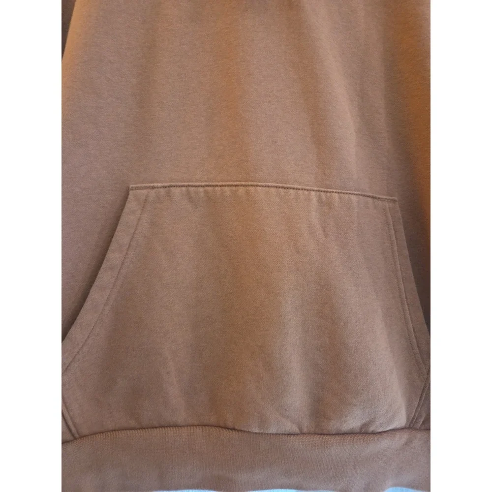 The North Face Hoodie Sweater Mens Medium Burnt Color Outdoors Logo Hiking